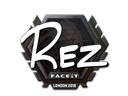 Наклейка: REZ | Лондон 2018