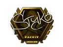 STYKO (золотая) | Лондон 2018