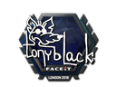 Наклейка: tonyblack | Лондон 2018