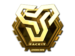 Наклейка | Space Soldiers (золотая) | Лондон-2018