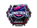 Наклейка: Winstrike Team (металлическая) | Лондон 2018