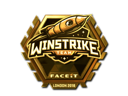 Klistermærke | Winstrike Team (Guld) | London 2018