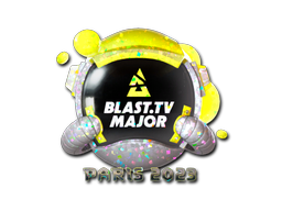 sticker_Sticker | BLAST.tv (Glitter) | Paris 2023