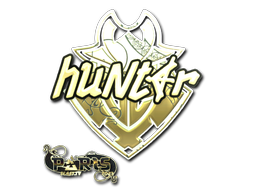 sticker_Sticker | huNter- (Gold) | Paris 2023