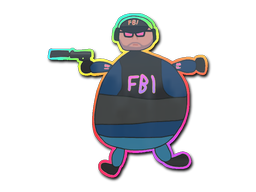 Agente do FBI Maldesenhado (Holográfico)