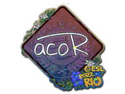 sticker_Sticker | acoR (Glitter) | Rio 2022