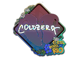 sticker_Sticker | coldzera (Glitter) | Rio 2022