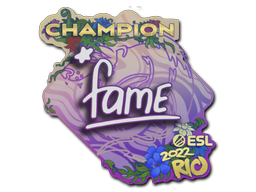 sticker_Sticker | fame (Champion) | Rio 2022