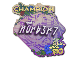 sticker_Sticker | n0rb3r7 (Champion) | Rio 2022