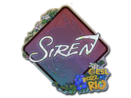 sticker_Sticker | S1ren (Glitter) | Rio 2022