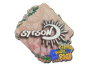 Наклейка: syrsoN | Рио 2022