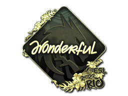 Sticker | w0nderful (Gold) | Rio 2022 