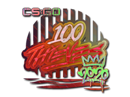 100 Thieves (Holográfico) | CRM 2020