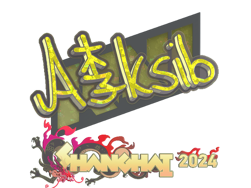 Sticker | Aleksib (Glitter) | Shanghai 2024