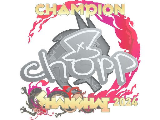 Sticker | chopper (Champion) | Shanghai 2024