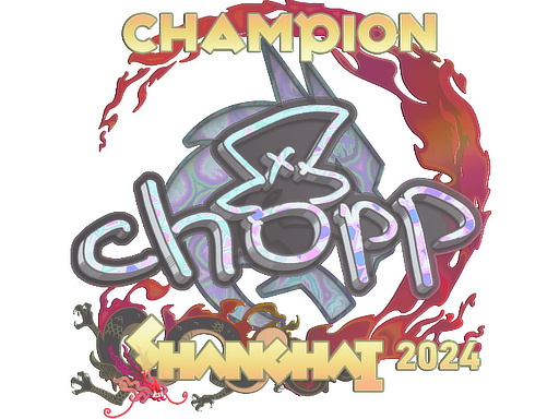 Sticker | chopper (Holo, Champion) | Shanghai 2024