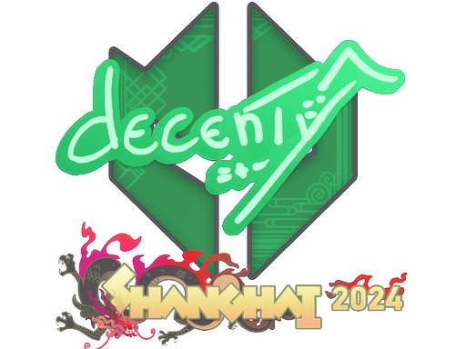 Sticker | decenty | Shanghai 2024