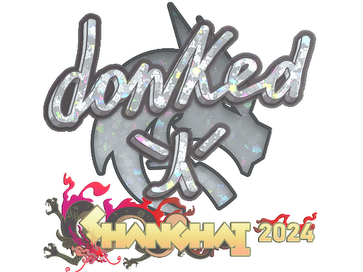 Sticker | donk (Glitter) | Shanghai 2024