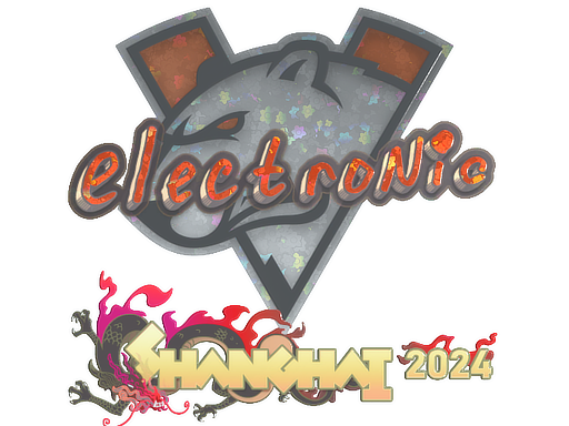 Sticker | electronic (Glitter) | Shanghai 2024