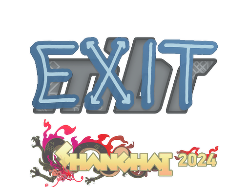 Sticker | exit | Shanghai 2024