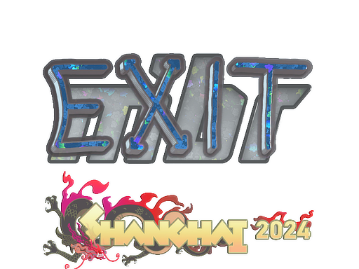 Sticker | exit (Glitter) | Shanghai 2024