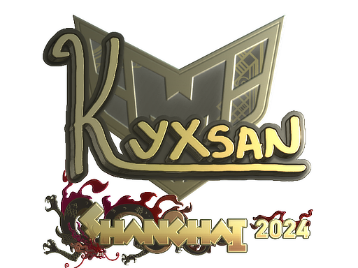 Sticker | kyxsan (Gold) | Shanghai 2024