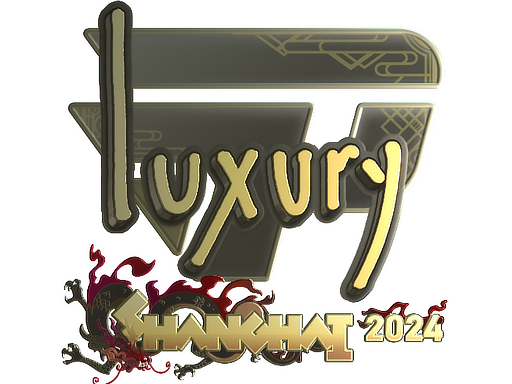 Sticker | lux (Gold) | Shanghai 2024