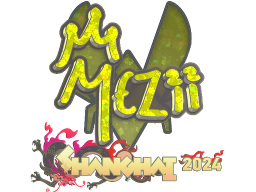 Sticker | mezii (Glitter) | Shanghai 2024