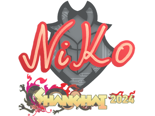 Sticker | NiKo | Shanghai 2024