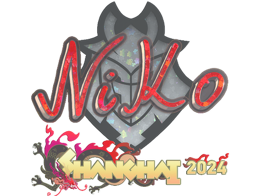 Sticker | NiKo (Glitter) | Shanghai 2024