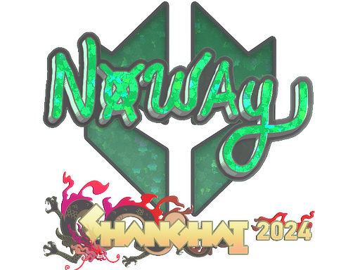 Sticker | noway (Glitter) | Shanghai 2024