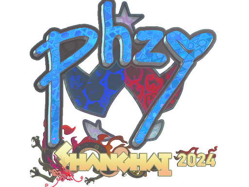 Sticker | phzy (Holo) | Shanghai 2024