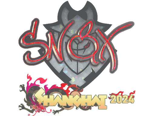 Sticker | Snax (Glitter) | Shanghai 2024