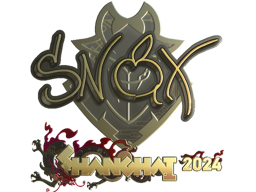 Sticker | Snax (Gold) | Shanghai 2024