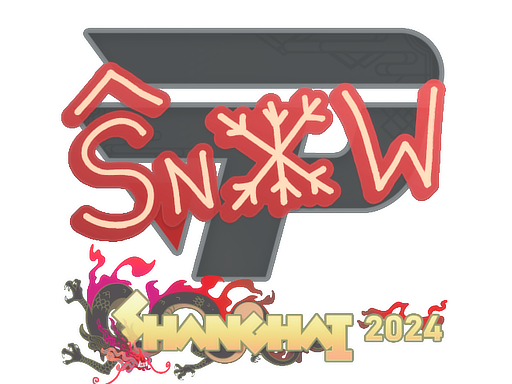 Sticker | snow | Shanghai 2024