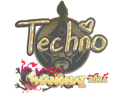 Sticker | Techno4K (Glitter) | Shanghai 2024