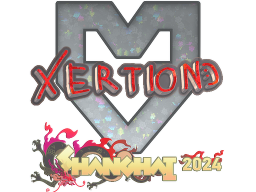 Sticker | xertioN (Glitter) | Shanghai 2024