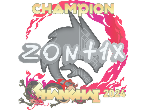 Sticker | zont1x (Champion) | Shanghai 2024