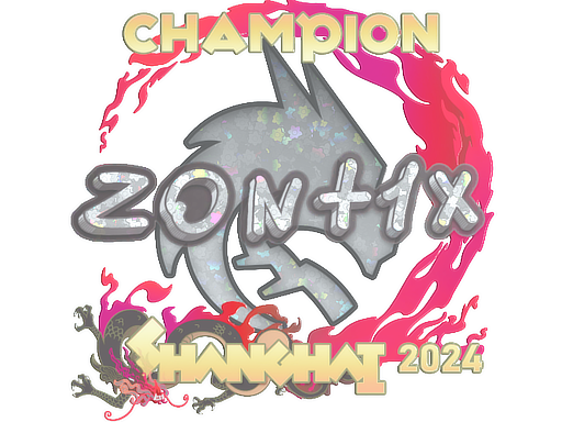 Sticker | zont1x (Glitter, Champion) | Shanghai 2024