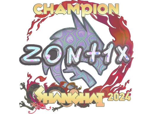 Sticker | zont1x (Holo, Champion) | Shanghai 2024