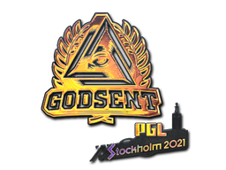 sticker_Sticker | GODSENT (Holo) | Stockholm 2021