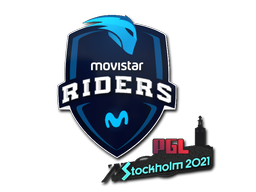 sticker_Sticker | Movistar Riders | Stockholm 2021