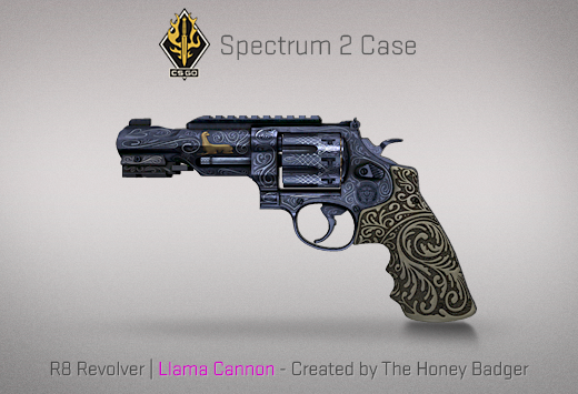 Сандък „Спектър 2“ — Револвер R8 | Оръдейна лама | Llama Cannon — Създадено от The Honey Badger