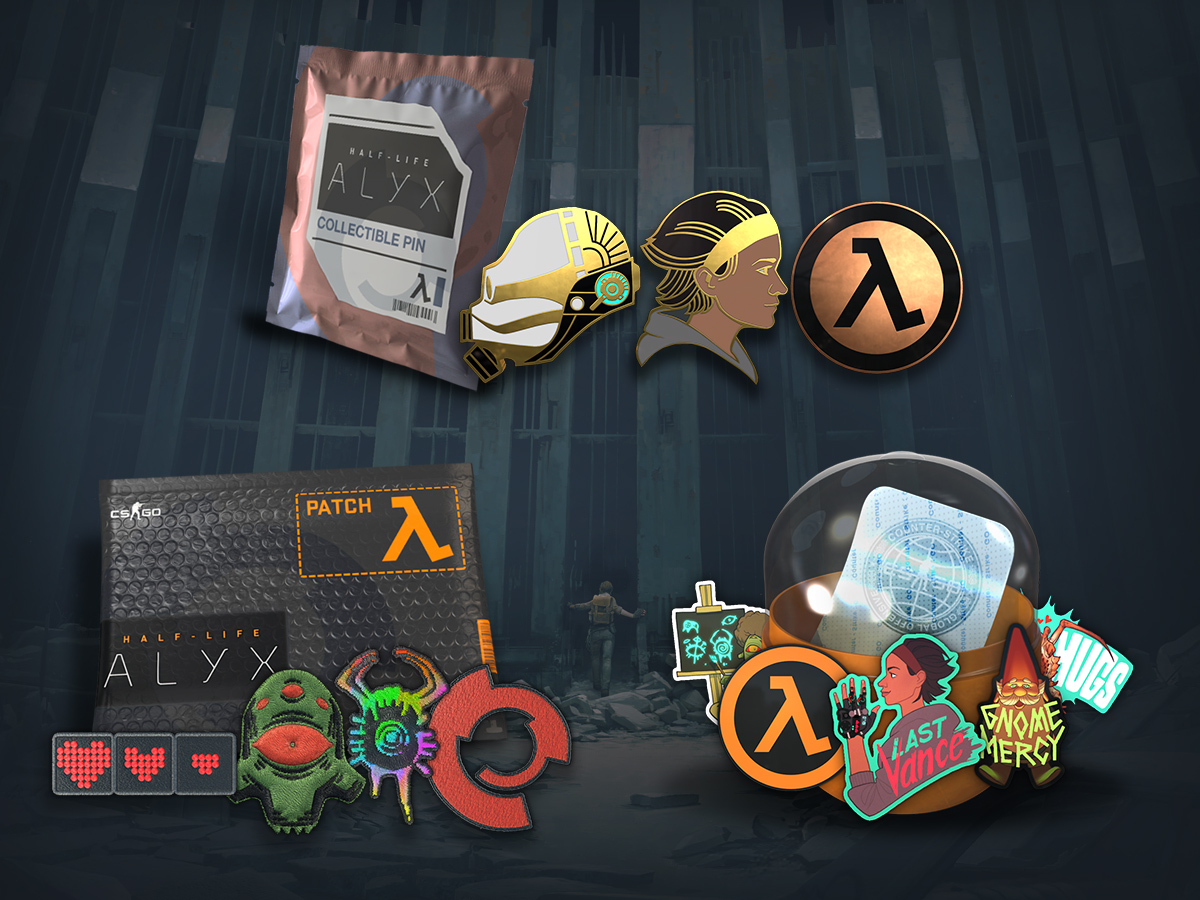 Pins capsule Half-Life: Alyx Collectible Pins Capsule — CS:GO/CS2 Wiki by  CS.MONEY