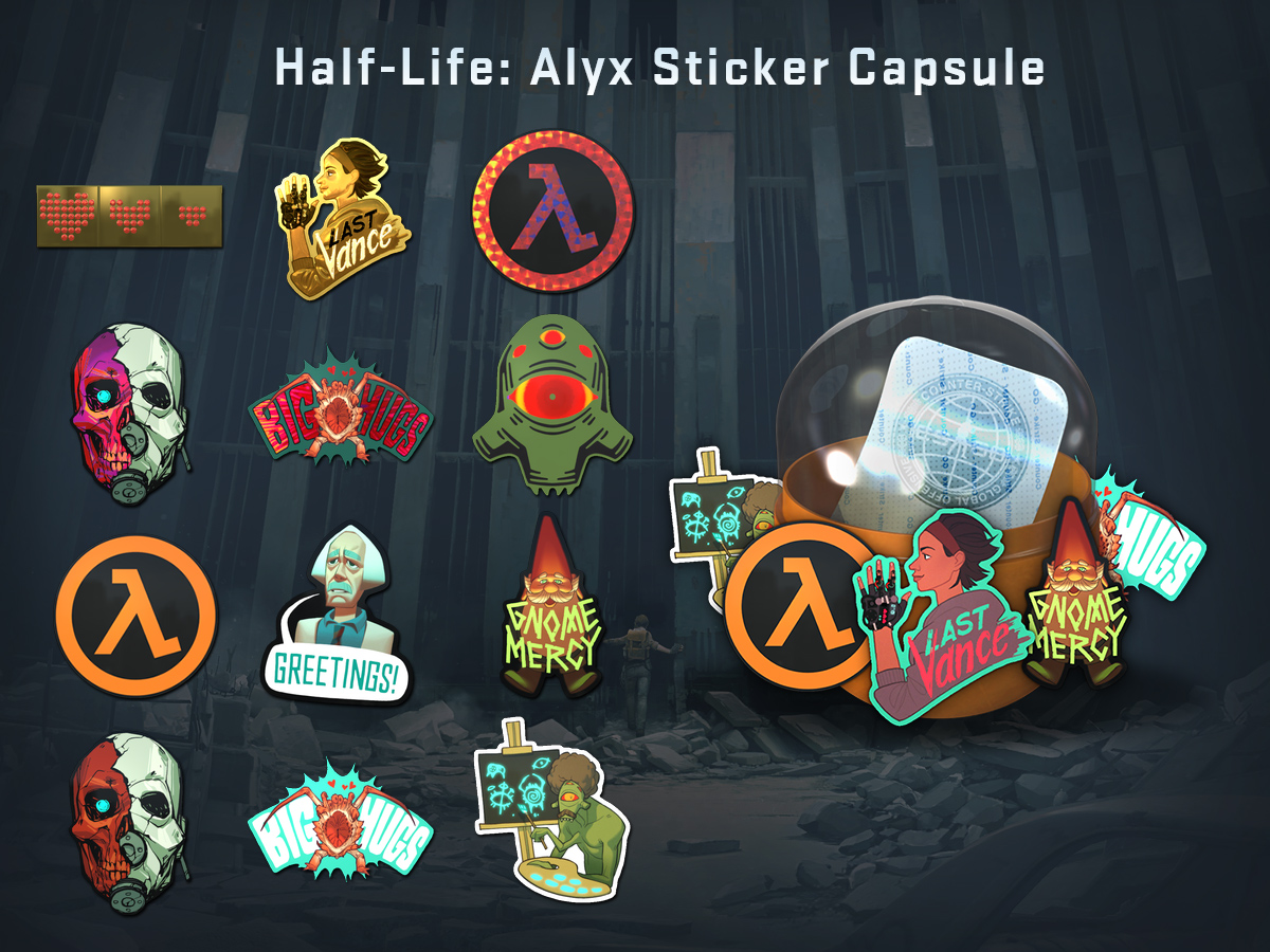 Capsule Half-Life: Alyx Sticker Capsule — CS:GO/CS2 Wiki by CS.MONEY