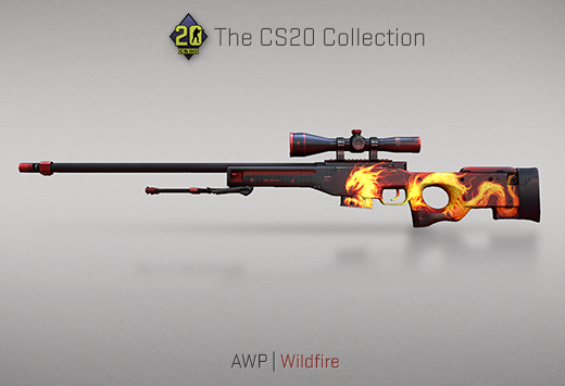 Колекцията „Counter-Strike 20“ — AWP | Опустошителен огън| Wildfire