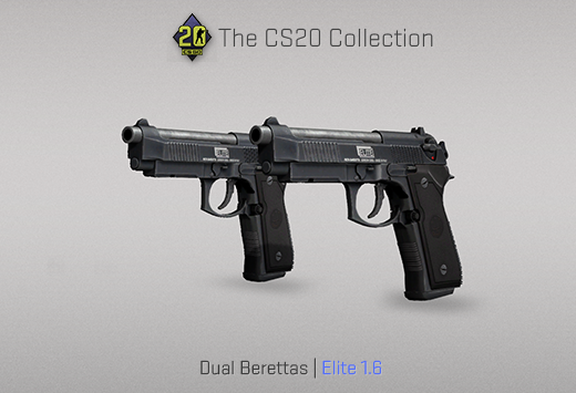 Колекцията „Counter-Strike 20“ — Dual Berettas | Елит 1.6 | Elite 1.6