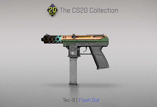 Колекцията „Counter-Strike 20“ — Tec-9 | Светкавично заслепяване | Flash Out