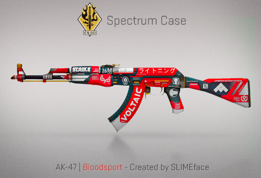 Сандък „Спектър“ — AK-47 | Bloodsport | Кървав спорт — Създадено от SLIMEFACE