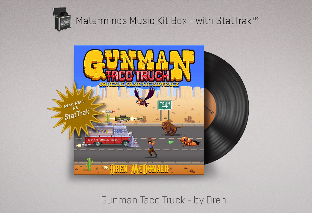 Кутия с музикални комплекти „Престъпните гении“ | Gunman Taco Truck — Dren